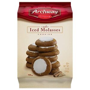Iced Molasses Cookies