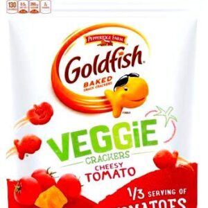 NEW Goldfish Veggie-Yum Crackers 4 oz. Bag Filled With 1/3 Serving Of Veggies