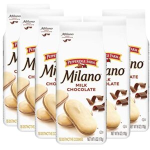 Pepperidge Farm Milano Cookies, 6.25- to 7-ounce bags (pack of 6)