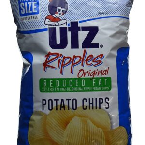 UTZ Potato Chips Family Size Bags 9.5 Oz. Case of 12