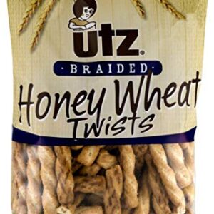 Utz Honey Wheat Braided Twist Pretzels 14 oz. Bag