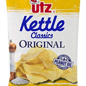 Utz Kettle Classics Original Crunchy Potato Chips 8 oz. Bag