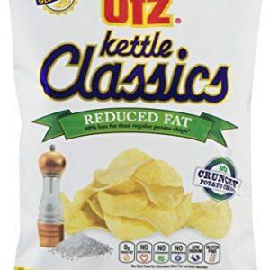 Utz Kettle Classics Reduced Fat Crunchy Potato Chips 8 oz. Bag