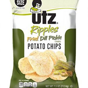 Utz Quality Foods Flavored Potato Chips 7.5 Ounce Hungry Size Bag