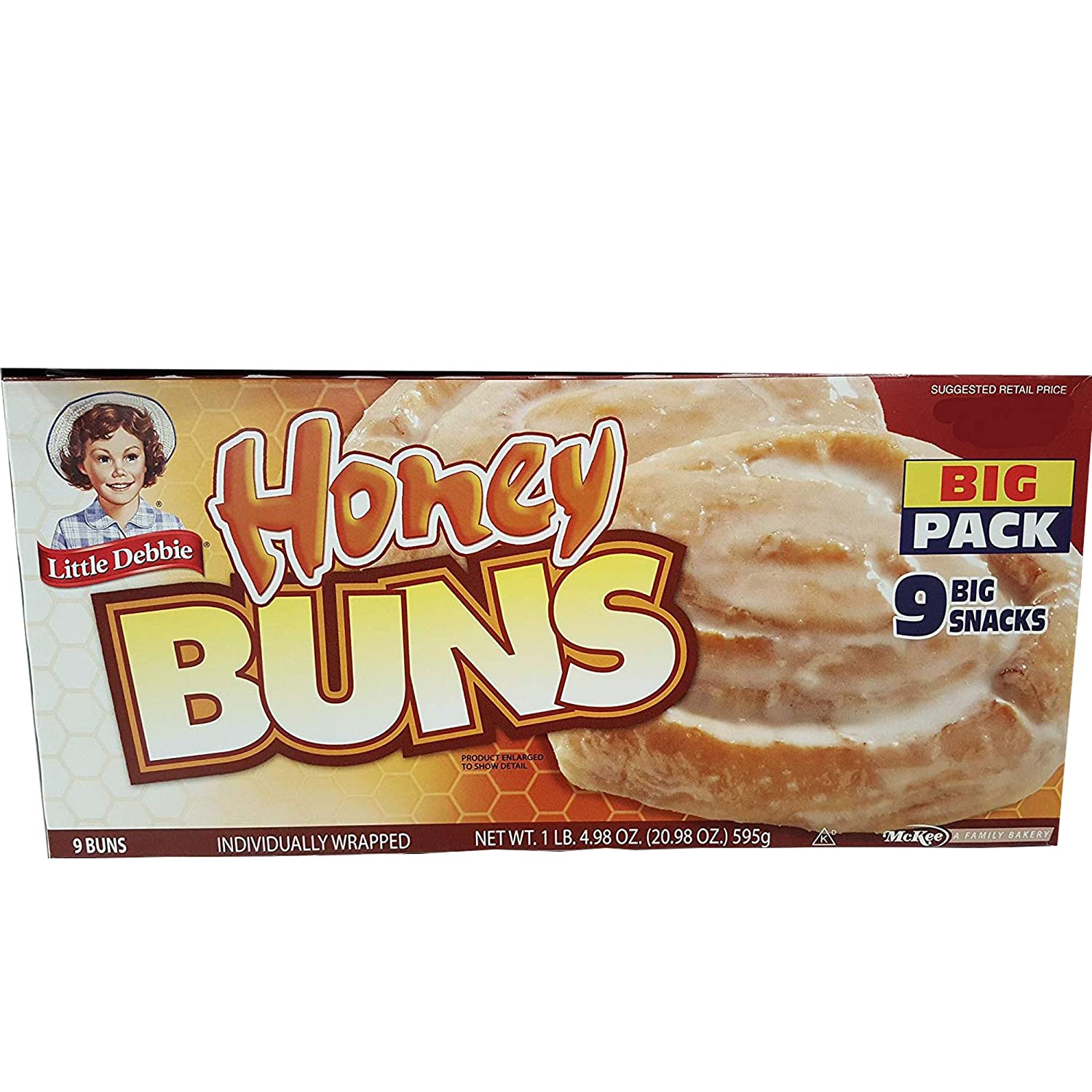 Little Debbie Honey Buns 2 Boxes 18 Honeybuns - Image 3